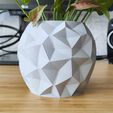 IMG_20230904_014954.jpg Parametrische Voronoi-Sphäre Topf und Pflanzgefäß - Modus Vase