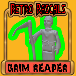 Free STL file Grim Reaper 💀・3D printing design to download・Cults