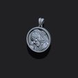 Screenshot-2021-07-27-142235.jpg Jesus with cross round pendant 3D print model