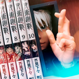 3.png Satoru Gojo Unmasked Domain Expansion Book Nook STL – Jujutsu Kaisen Shelf Insert