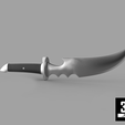 00.png Red Hood Knife for 3D Printing Batman under the red hood