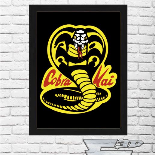 cobra kai portrait painting