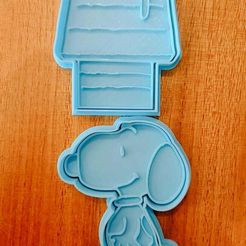 WhatsApp-Image-2022-10-22-at-00.45.07.jpeg Fichier STL Découpeurs de biscuits Snoopy・Modèle imprimable en 3D à télécharger