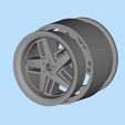12.jpg Lowrider big wheels for RC car Donk Rims Gangster wheels 3D print