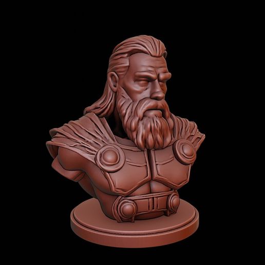 👤 Thor Bust・ 3D file for 3D printing・Cults