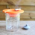 cendrier ecologique.jpg STL file Ecological ashtray・Template to download and 3D print