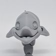 Niedlicher Flexi Print-in-Place Delfin