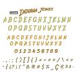 assembly1.jpg STL file Letters and Numbers Indiana Jones Letters and Numbers | Logo・Model to download and 3D print
