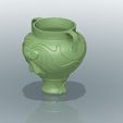 Amphora-vase-vessel-321-000.jpg vase amphora greek cup vessel v321 modern style for 3d print and cnc