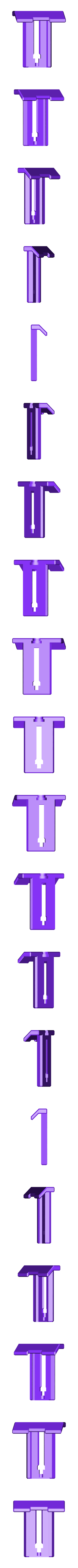 Phone_clamp_down_v3.stl Support de téléphone pour l'évent de voiture