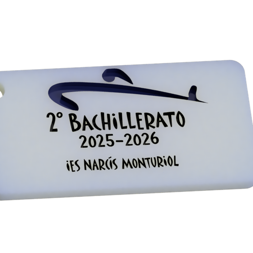 IES Narcís Monturiol - Promo 2025-2026 Keychain