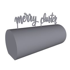 9D1F0936-1B93-4F30-9B6C-DAE9F7197300_1_105_c.jpeg Fichier STL gratuit Merry Cluster/Christmas/Whatever/Hangover + ho ho ho cake topper・Modèle à télécharger et à imprimer en 3D
