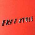 FREESTYLE1.jpg FREESTYLE font uppercase 3D letters STL file