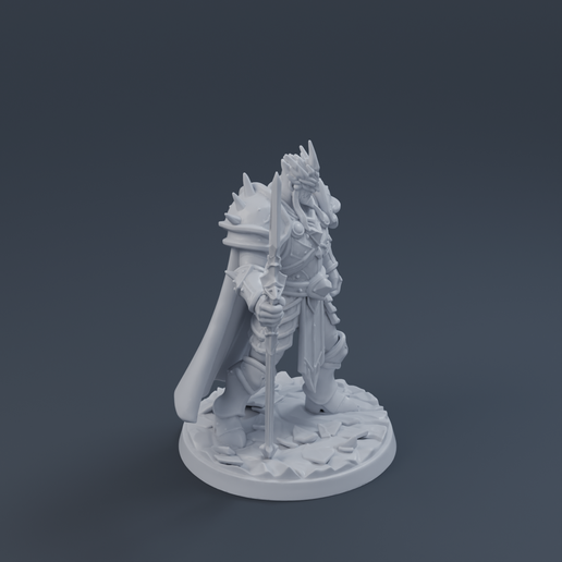 Hoarmane The Frost King 3D printable STL miniature