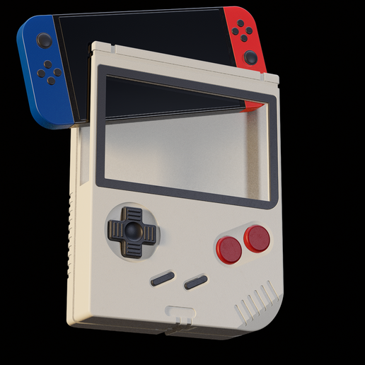 🎨 Nintendo Switch Gameboy switch stand・Free STL File for 3D