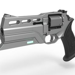 1.jpg 3D file Revolver from the movie Total Recall 2012・3D printable model to download
