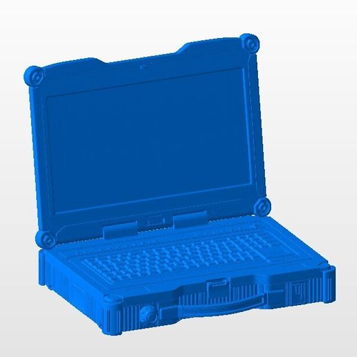 Sci-Fi Tactical Rugged Laptop / Starship Crew Field Terminal (38mm)