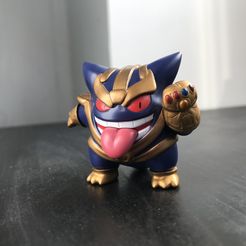 IMG_5151.jpg Archivo STL Thangar (Thanos Gengar)・Modelo de impresora 3D para descargar