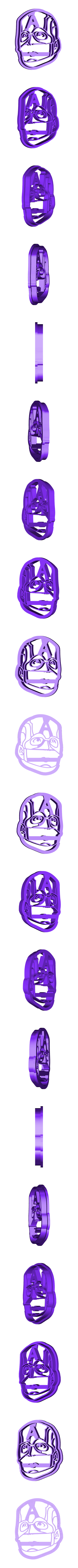 Capitan America.stl Tous les ensembles d'emporte-pièces haut de gamme (+150 emporte-pièces)