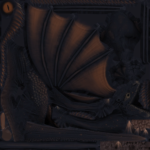 chr_dragon_adolescent_black_d.png Games Of Thrones Dragon