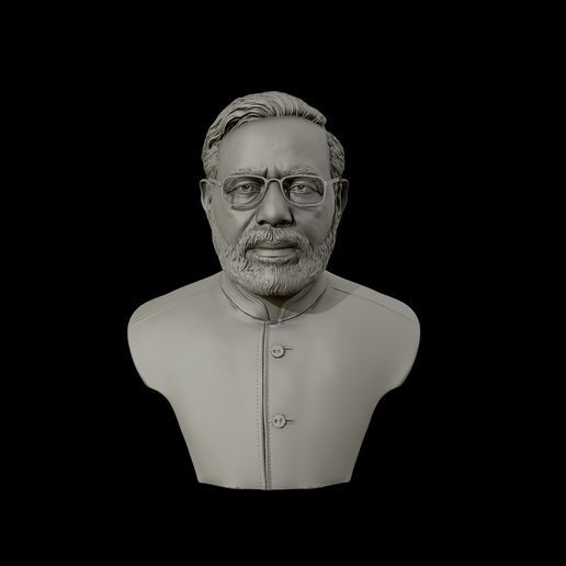 17.jpg Narendra Modi 3D Portrait sculpture