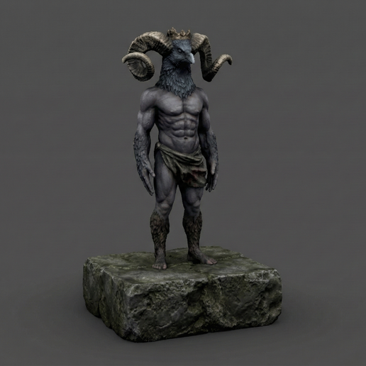 Shax Goetia Demon STL Statue