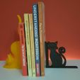 1000X1000-20210408-003726.jpg Cat Bookends - Cat - 3D Printed - Book Storage - Nursery Decor - Children's Bedroom - Gifts for boys - Gifts for girls - Birthday