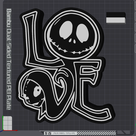 THE NIGHTMARE BEFORE CHRISTMAS LOVE - commercial use