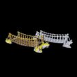 Rope-Bridge-1-Mystic-Pigeon-Gaming-4.jpg Rope Bridge With Optional Guide Ropes And Rock Base (Wargame Tabletop Terrain)
