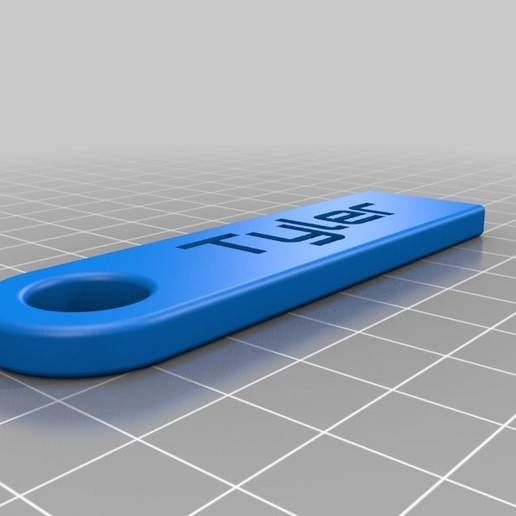 Tyler Key Chain - 3D model önizlemesi