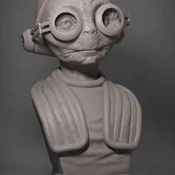 Maz Kanata Render01.jpg Fichier STL Maz kanata・Modèle à télécharger et à imprimer en 3D