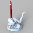 untitled.375.jpg Archivo 3D Princesa elfa del bosque PORTAPENDAS・Modelo para descargar y imprimir en 3D