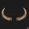 01.jpg Buffalo Horns - Satan Horns - Demon Horns