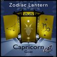 10-Capricorn-Render.jpg STL file Zodiac Lantern - Capricorn (Goat)・3D printing template to download