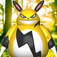 11.png Totoro + Electabuzz = Grizzbolt // Palworld  ( FUSION, MASHUP, COSPLAYERS, ACTION FIGURE, FAN ART, CROSSOVER, ANIME, CHIBI )