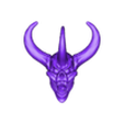 Faces_Horned_Deamon_05.stl Faces Angry Horned Demons