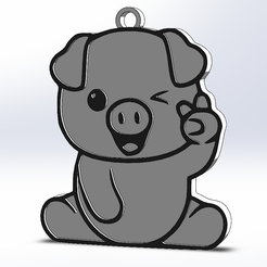 Cerdito.png Keychain Piggy