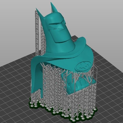 Screenshot_5.jpg Busto de desenho animado do Batman - STL + Pré-suporte