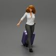 3DG-0002.jpg Fichier 3D 2 Femme d'affaires en chemise et pantalon tirant une valise marchant dans un terminal d'aéroport・Objet imprimable en 3D à télécharger