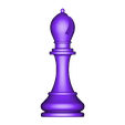 Alfil v2.stl Bishop Chezz - Bishop Chess No. 5