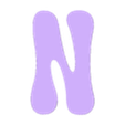 N.stl Letters and Numbers HIPPIE Letters and Numbers | Logo