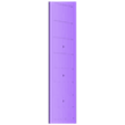 Multiscale_fretboard_lower.stl Multiscale guitar fretboard