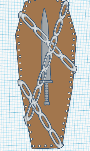 Coffin Decoration - 3D model önizlemesi