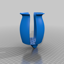 CupHolderMain.png Cup Holder for 1 inch diameter rail