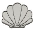 Fondant-Stamp.jpg Cookie Cutter - Sea Shell