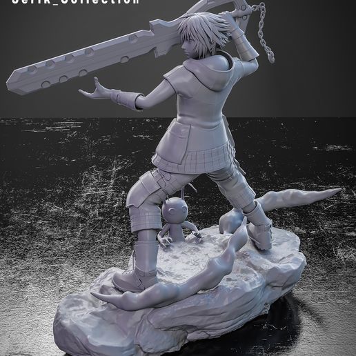 🥰 RIKU - KINGDOM HEARTS・ 3D File for 3D printing・Cults