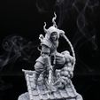 Resin-3.jpeg NINJA KAGEROU – THE SMOKE LEADER 32 mm (STL) Dark Fantasy NINJA D&D Table Top Board Game