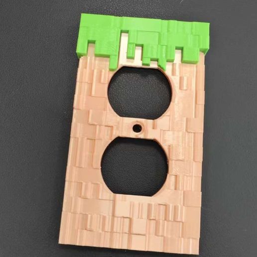 🌱 Minecraft Grass Block Covers・ 3D File for 3D printing・Cults