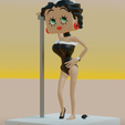 betty-playboy.png STL file DIORAMA BETTY BOOP playboy・3D printing idea to download