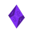 Bumpers_D10-Pointier-AvgNormal-Balanced-Sharp-Gothica.stl Dice Masters Set - 14 Shapes - Gothica Font - Supports Included